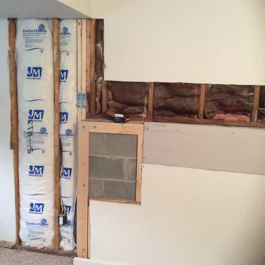 Wall insulation replacement during Contents Cleaning & Restoration in Bogalusa